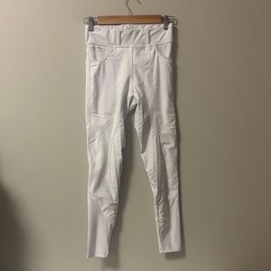 White Esprit Full Seat Riding Breeches Pair #1
